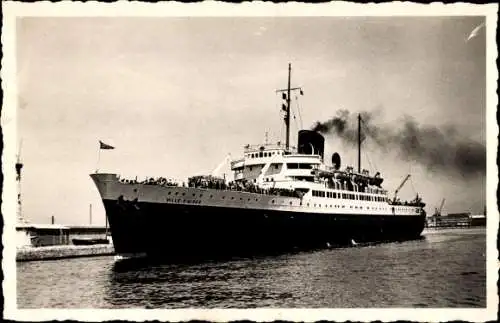 Ak Dampfer Ville d'Alger, CGT, French Line