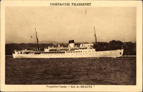 Ak Dampfer Ile de Beaute, Fraissinet Navigation Company