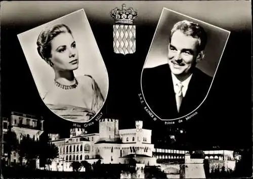 Maximum Ak Monaco, Prinz Rainier III. von Monaco, Schauspielerin Grace Kelly