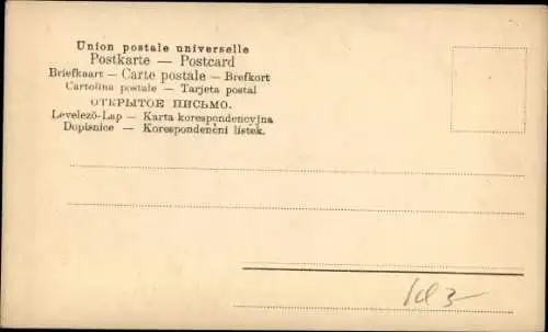 Ak Französischer Komponist Louis Hector Berlioz, Portrait