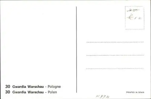 Ak Gwardia Warschau, Polnische Fußballmannschaft