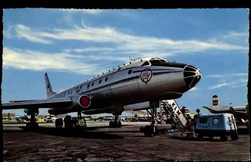 Ak Flughafen Schiphol, Passagierflugzeug Tupolew Tu-104, Aeroflot