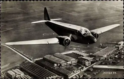 Ak Potez 56, Bimoteur Potez de 230 CV, Avion, Flugzeug