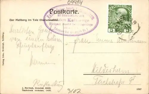 Ak Klínovec Keilberg Erzgebirge Reg. Karlsbad, Ort, Berg, Aussichtsturm
