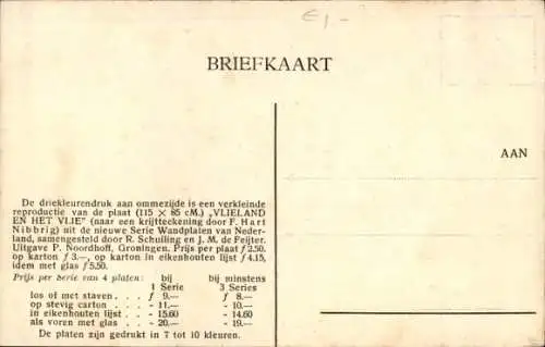 Ak Niederlande, Felder, Wiesen, Himmel, Wohnhäuser