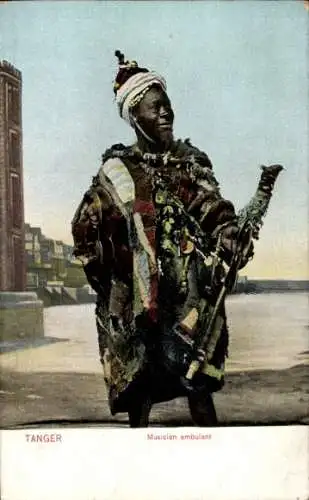 Ak Tanger Marokko, Musicien ambulant, Musiker, Maghreb