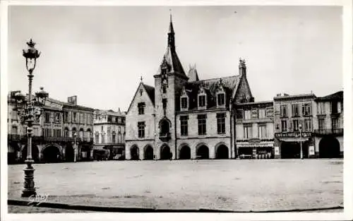 Ak Libourne Gironde, Rathaus