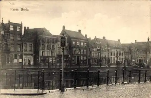 Ak Breda Nordbrabant Niederlande, Hafen