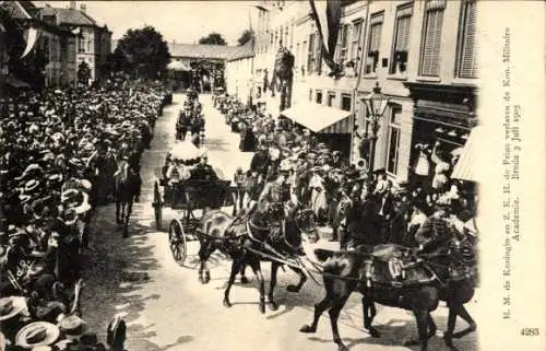 Ak Breda Nordbrabant Niederlande, Königliches Paar, Besuch, Jahr 1905