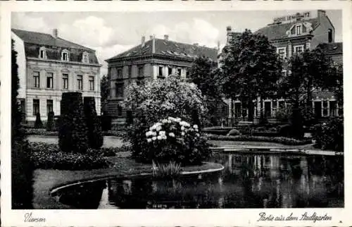 Ak Viersen in Nordrhein Westfalen, Stadtgarten