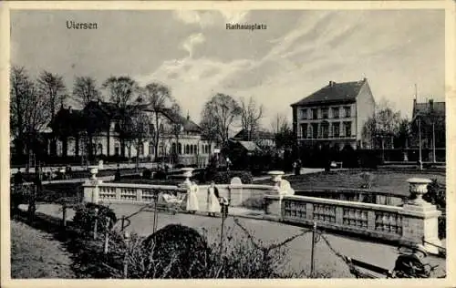 Ak Viersen in Nordrhein Westfalen, Rathausplatz