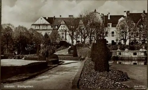 Ak Viersen in Nordrhein Westfalen, Stadtgarten