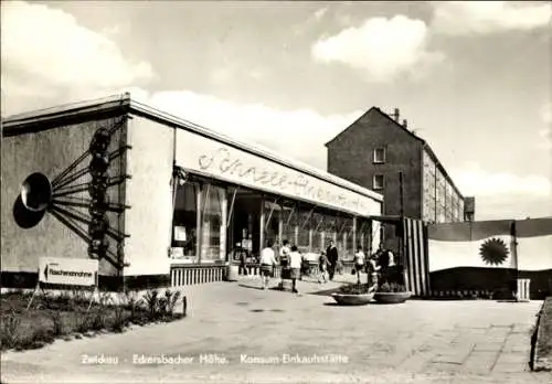 Ak Zwickau in Sachsen, Eckersbacher Höhe, Kaufhalle