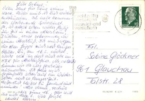 Ak Zwickau in Sachsen, Eckersbacher Höhe, Kaufhalle