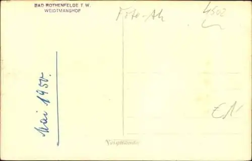 Foto Ak Bad Rothenfelde am Teutoburger Wald, Weidtmanshof, Luftbild