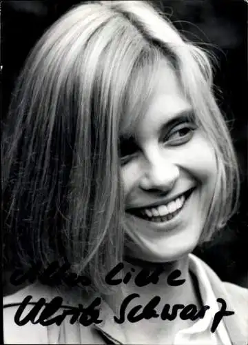 Ak Schauspielerin Ulrike Schwarz, Portrait, Autogramm
