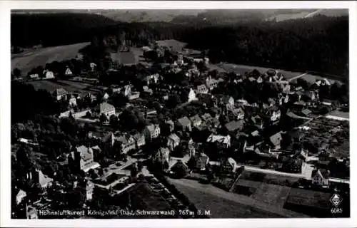 Ak Königsfeld im Schwarzwald Baden, Fliegeraufnahme