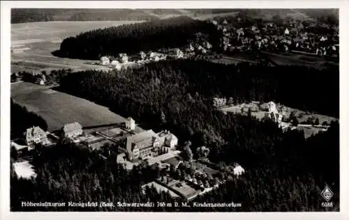 Ak Königsfeld im Schwarzwald Baden, Fliegeraufnahme, Kindersanatorium