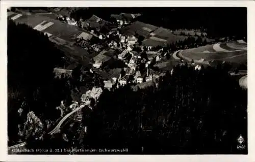 Ak Gütenbach im Schwarzwald, Fliegeraufnahme