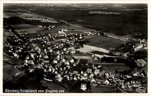 Ak Reichelsdorf Nürnberg in Mittelfranken Bayern, Fliegeraufnahme