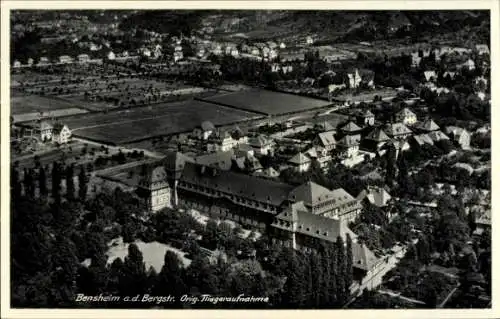 Ak Bensheim an der Bergstraße Hessen, Fliegeraufnahme, Kaserne