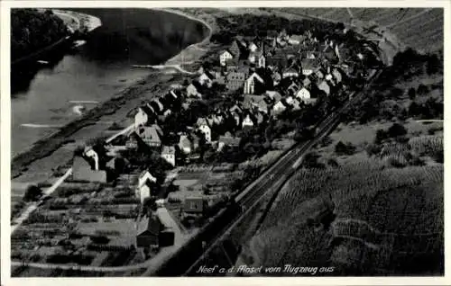 Ak Neef an der Mosel, Fliegeraufnahme