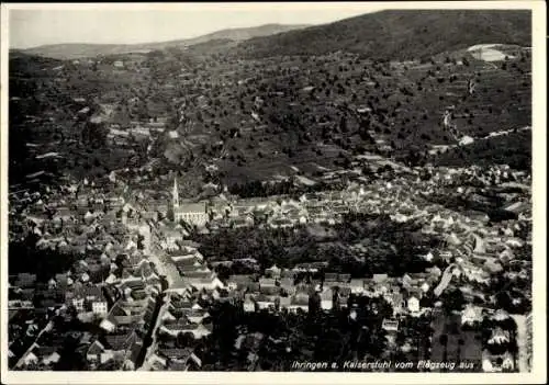 Ak Ihringen am Kaiserstuhl, Fliegeraufnahme