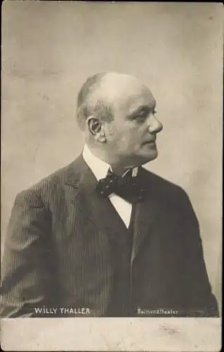 Ak Schauspieler Willy Thaller, Portrait