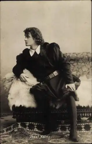 Ak Schauspieler Josef Kainz, Portrait im Kostüm