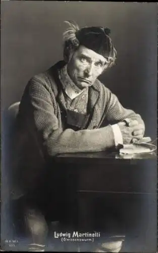 Ak Schauspieler Waldemar Stägemann, Portrait, Gewissenswurm