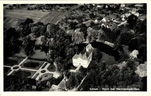 Ak Thurn Heroldsbach in Oberfranken, Fliegeraufnahme