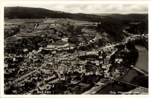 Ak Bad Ems an der Lahn, Fliegeraufnahme