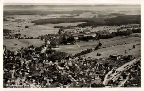 Ak Ochsenhausen in Württemberg, Fliegeraufnahme