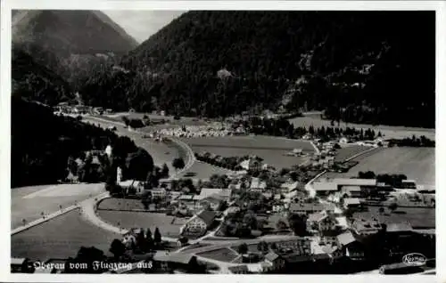 Ak Oberau in Oberbayern, Fliegeraufnahme