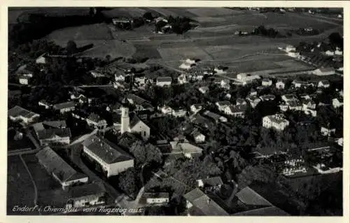 Ak Bad Endorf im Chiemgau, Fliegeraufnahme