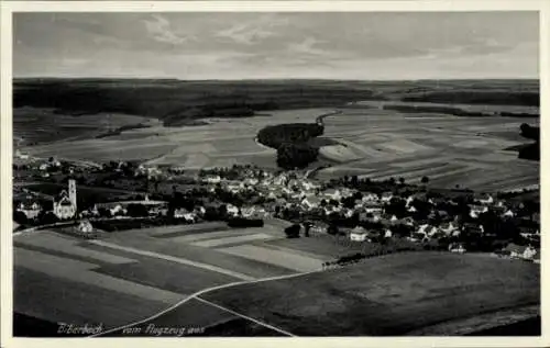 Ak Biberbach in Schwaben, Fliegeraufnahme