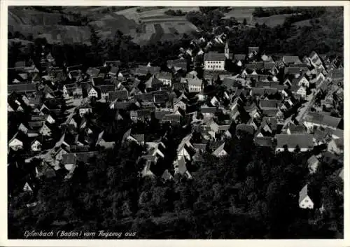 Ak Epfenbach im Kraichgau Baden, Fliegeraufnahme