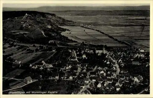 Ak Wurmlingen Baden Württemberg, Fliegeraufnahme