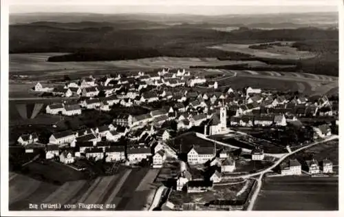 Ak Schrozberg in Württemberg, Fliegeraufnahme