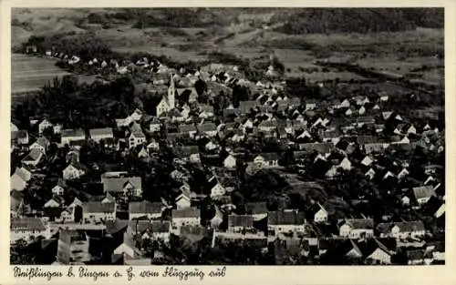 Ak Steißlingen im Hegau Baden, Fliegeraufnahme