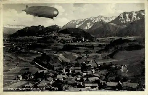 Ak Pfronten im Allgäu, Fliegeraufnahme, Zeppelin