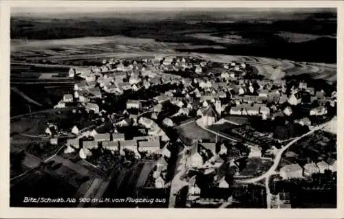 Ak Bitz Schwäbische Alb Württemberg, Fliegeraufnahme