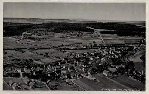 Ak Althengstett in Baden Württemberg, Fliegeraufnahme