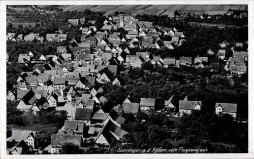 Ak Sielmingen Filderstadt in Württemberg, Fliegeraufnahme