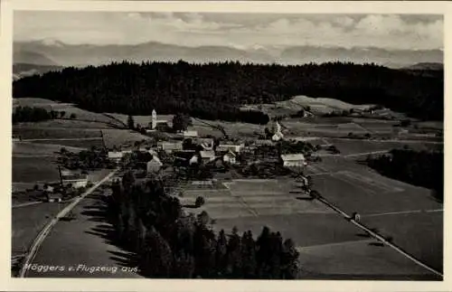 Ak Möggers Vorarlberg, Fliegeraufnahme