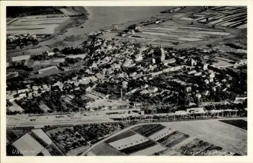 Ak Stadt Usedom, Fliegeraufnahme