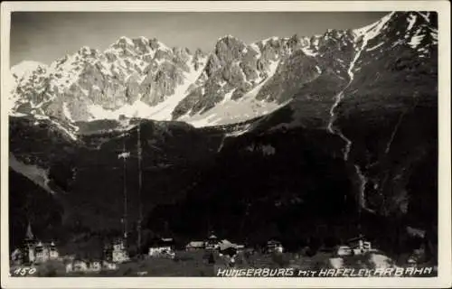 Foto Ak Hungerburg Innsbruck Tirol, Ortsansicht, Hafelekarbahn