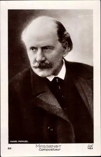 Ak Komponist Jules Massenet