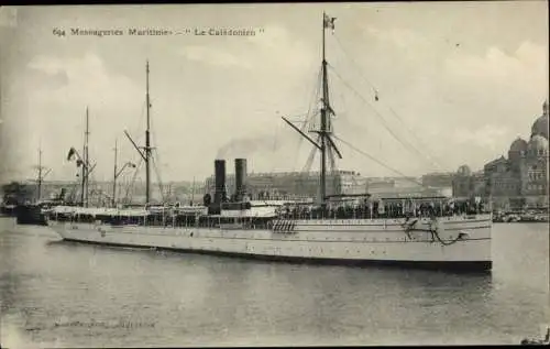 Ak Messageries Maritimes, Le Melbourne, Dampfer