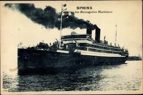 Ak MM Dampfer Sphinx, Messageries Maritimes